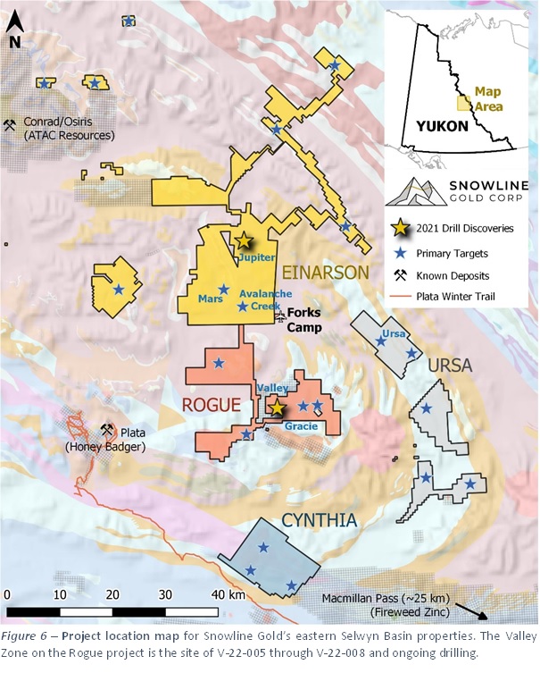 Snowline Gold Corp., Thursday, June 30, 2022, Press release picture