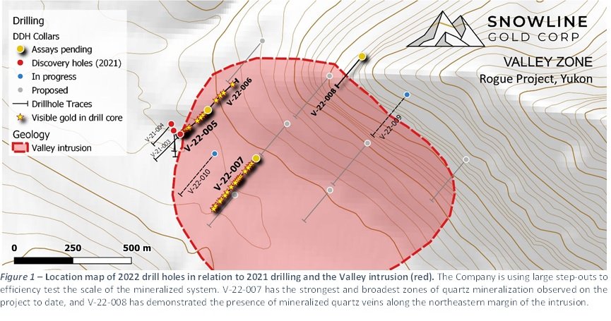 Snowline Gold Corp., Thursday, June 30, 2022, Press release picture