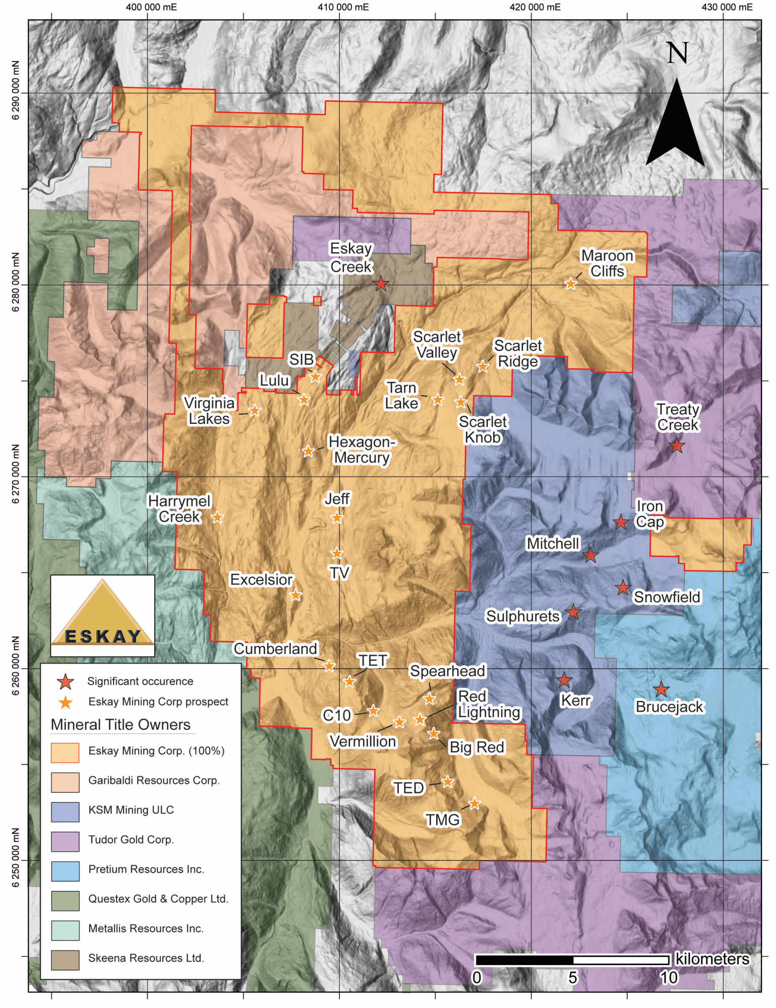 Eskay Mining Corp., Thursday, May 18, 2023, Press release picture