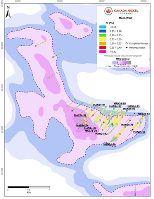 Figure 2 - Mann West (CNW Group/Canada Nickel Company Inc.)