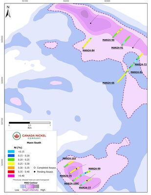 Figure 3 - Mann South (CNW Group/Canada Nickel Company Inc.)