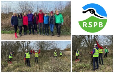 The Ella's Kitchen team volunteers with the Royal Society for the Protection of Birds.