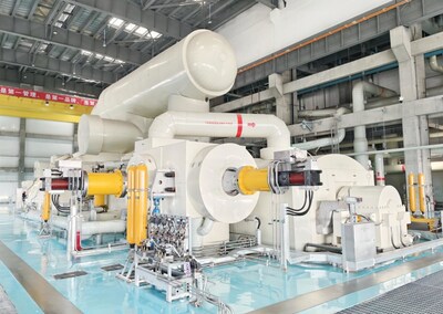 Steam Turbine Generator Set for the Binchang Project in Shaanxi.