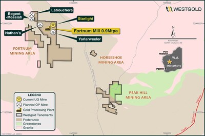 Figure 3 – Westgold’s Bryah asset map (CNW Group/Westgold Resources Limited)