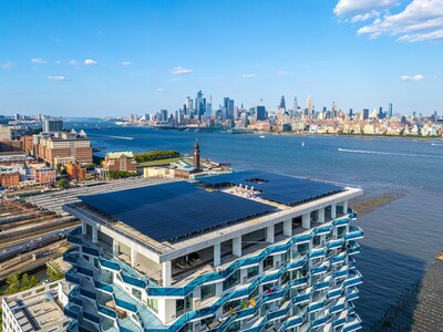 The Beach, LeFrak’s Jersey City rental development, is now home to a 180kW, 450-panel rooftop system that will offset 13 percent of the building’s carbon emissions.