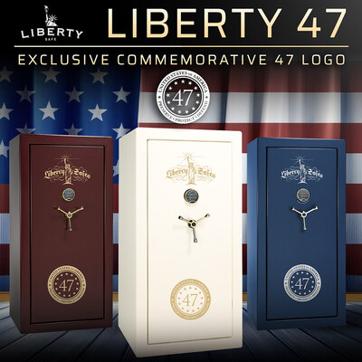 The Liberty 47 commemorates the inauguration of the new president and Liberty Safe's commitment to building safes in the USA.