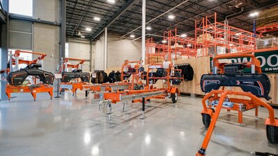 Norwood Sawmills Showroom in Barrie, Ontario (CNW Group/Norwood Industries Inc.)