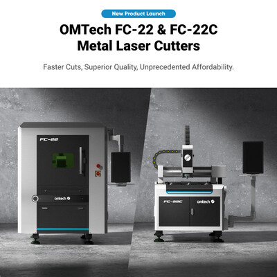 OMTech Launches FC-22 & FC-22C Metal Laser Cutters