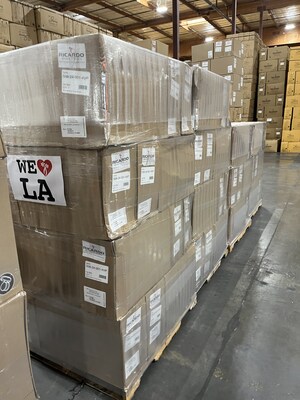 Luggage leaving Ricardo Beverly Hills warehouse