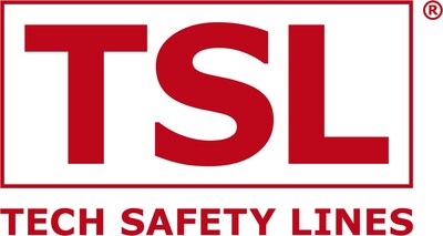 Tech Safety Lines Logo Red (PRNewsfoto/Tech Safety Lines)