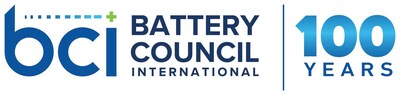 BCI 100 year anniversary logo (PRNewsfoto/Battery Council International)