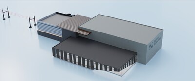 Rendering of MSR-100 Facility