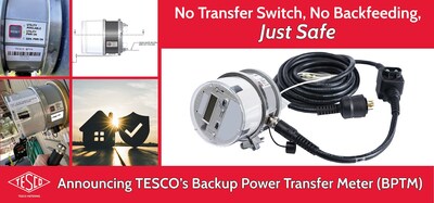 Developed in collaboration with PG&E, TESCO’s BPTM delivers safe, automatic backup power while eliminating transfer switches and backfeeding risks.