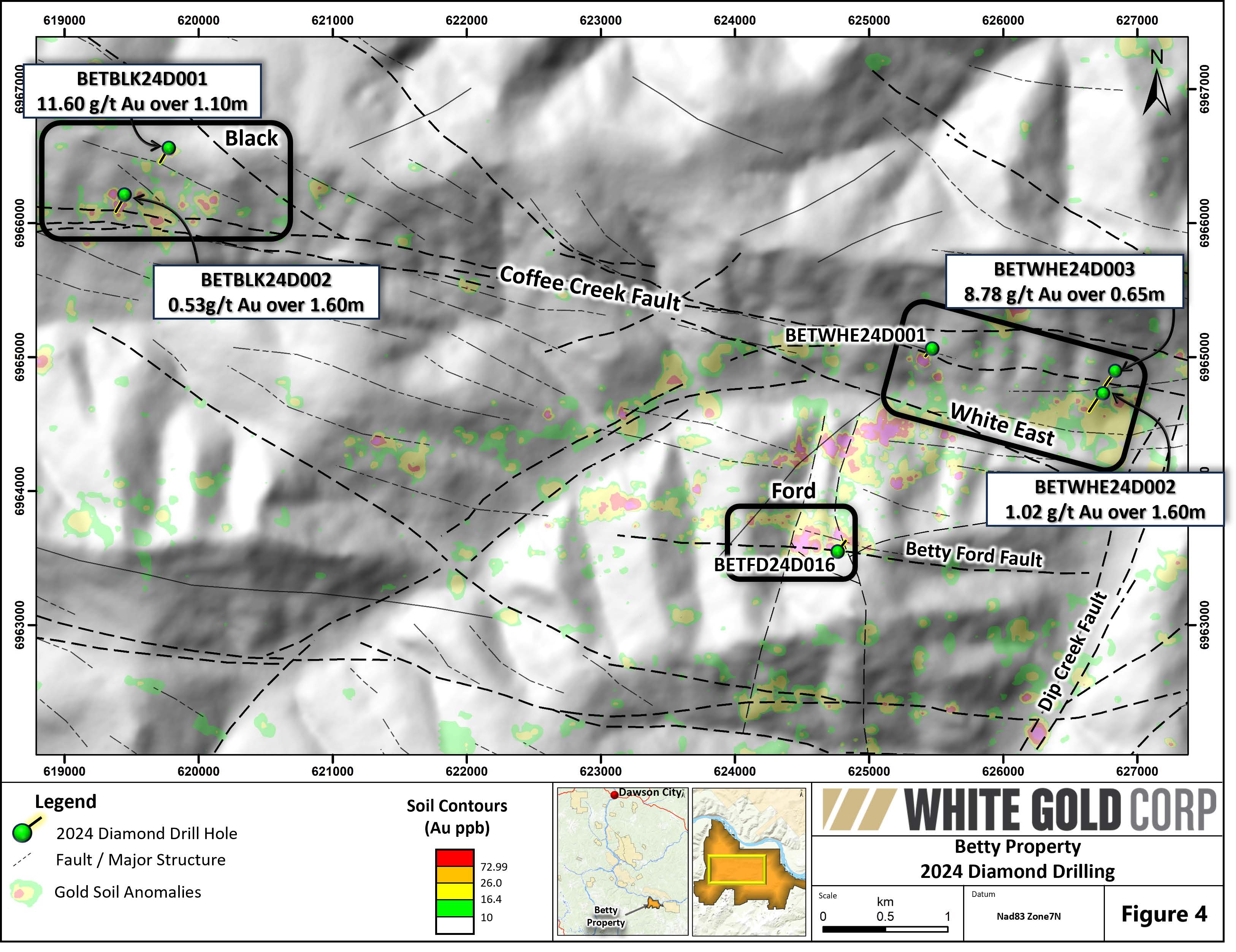 Figure 4 - Betty 2024 Drilling Plan Map