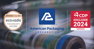 American Packaging Corporation achieves EcoVadis Bronze Rating and discloses to Carbon Disclosure Project