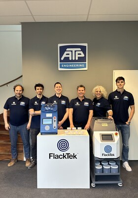 Pictured are members of the FlackTek BeNeLux team.