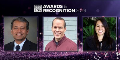 Announcing IEEE-USA Award Winners of 2024: Babu Chalamala, Jeff Perry and Brianne Tengan.