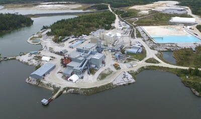 Figure 2: Tanco Mine and chemical plant site at Bernic Lake, Manitoba, (Source: Tanco website). (CNW Group/Patriot Battery Metals Inc.)